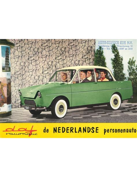 1959 DAF VARIOMATIC LEAFLET DUTCH