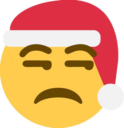 Discord Christmas Unamused Emoji by diyyoWhite on DeviantArt