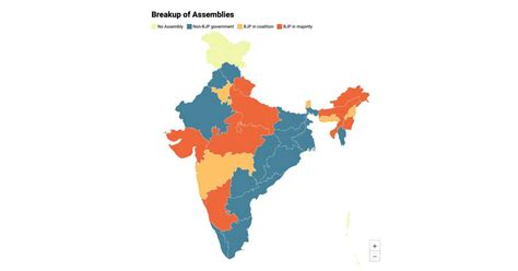 How many states does the BJP govern after the latest Assembly elections?