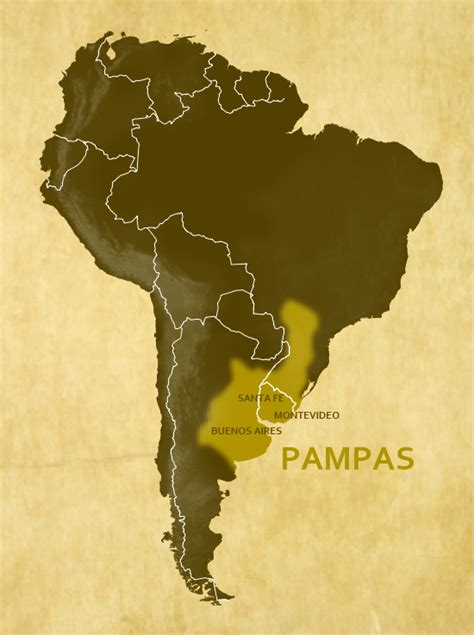 The Pampas (from Quechua pampa, meaning "plain") are fertile South American lowlands that ...