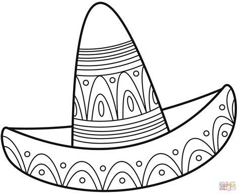 Printable Sombrero Template