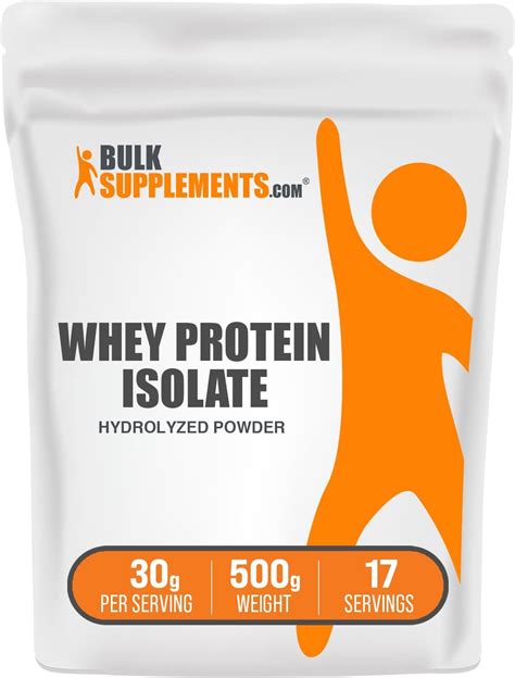 Amazon.com: BULKSUPPLEMENTS.COM Whey Protein Isolate Powder - Unflavored Protein Powder ...