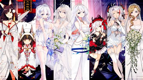 Azur Lane Wedding Costumes (Oath Skins) Thumbnail by RyuumaBrunestud on DeviantArt