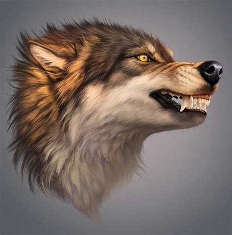 Angry wolf, an art print by Johanna Tarkela - INPRNT Canine Art, Dog Art, Animal Sketches ...