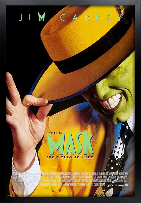 The Mask Movie Poster Framed and Ready to Hang. - Etsy