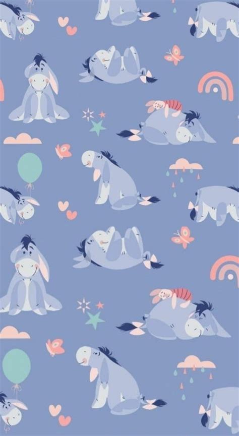 Eeyore wallpaper cute 💕 | Winnie the pooh pictures, Disney phone wallpaper, Eeyore