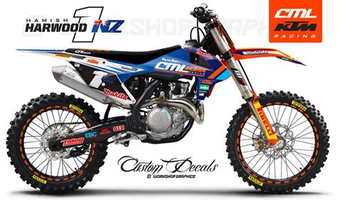 KTM Custom Graphics Kits | Ktm, Ktm motocross, Motocross bikes