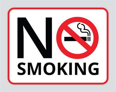 No Smoking Sign Free Vector ~ Smoking Sign Vector Warning Signs Timurock Clipart Preview Royalty ...