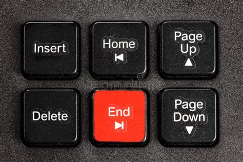 Accent End Button of Keyboard Stock Photo - Image of black, action ...