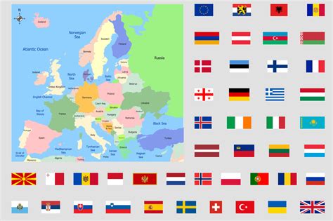 Map Of The 7 Continents And Oceans