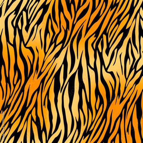 seamless tiger print pattern and background vector illustration Stock Vector | Adobe Stock