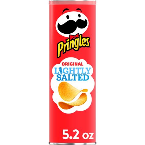 Pringles, Potato Crisps Chips, Lightly Salted Original, 5.2oz - Walmart.com - Walmart.com