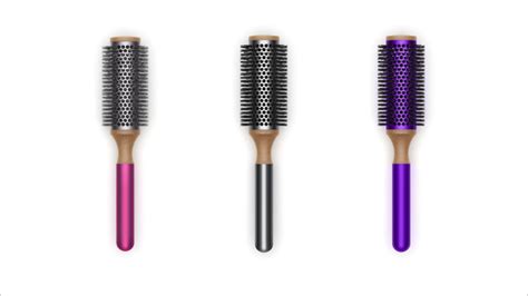 Dyson Vented Barrel brush – 35mm barrel (Fuchsia/Iron)