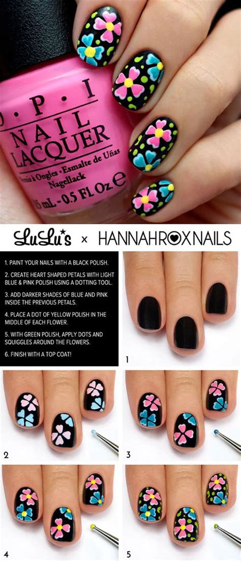 12 Easy Summer Nail Art Tutorials For Learners 2016 | Modern Fashion Blog