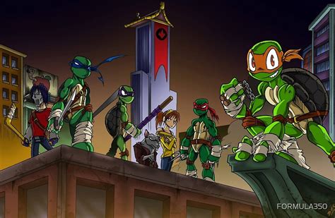 "TMNT Anime Style" by FORMULA350 | Redbubble