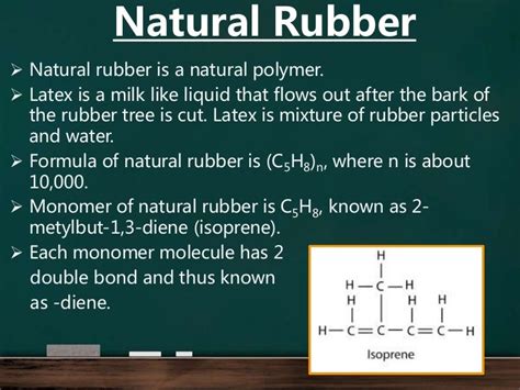 Natural Rubber And Synthetic Rubber Preparation And Properties