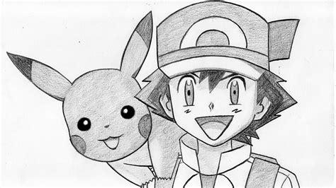 Ash Pokemon Drawing