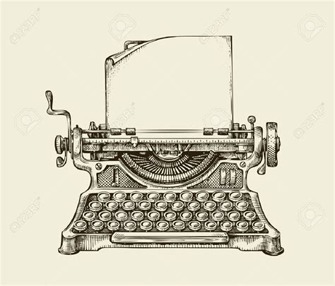 Typewriter Drawing at GetDrawings | Free download