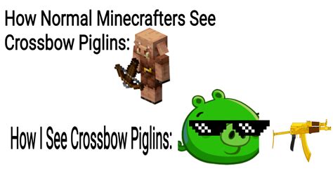 Another Piglin Meme BUT It's A Flipped Sequel : r/MinecraftMemes