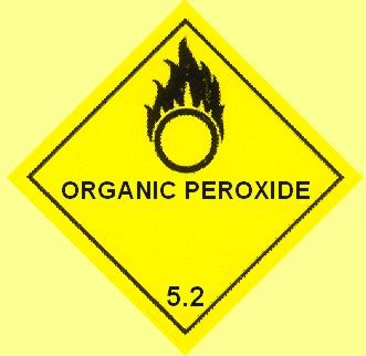 ORGANIC PEROXIDE (Dangerous / Hazardous substance label)