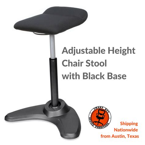 Adjustable Height Stool With Black Base - Smart Buy Office Furniture: Office Furniture Austin ...