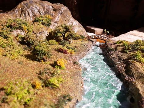 Realistic landscape diorama Rivers and streams Natural light (With images)