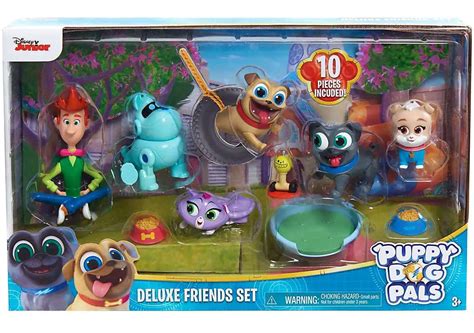 Disney Junior Puppy Dog Pals Deluxe Friends Set Figure 6-Pack Version 1 Just Play - ToyWiz