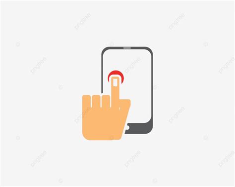 Touch Phone Logo Application Icon Tech Vector, Application, Icon, Tech PNG and Vector with ...