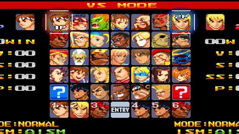 Street Fighter 3 Character Select