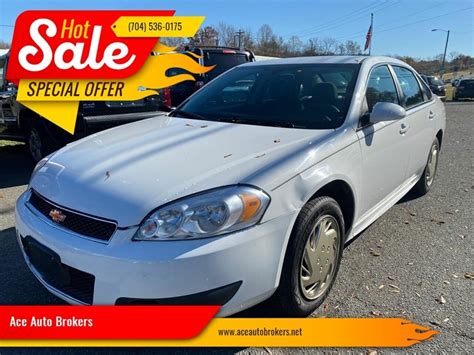 2014 Chevrolet Impala Limited Police Police 4dr Sedan In Charlotte NC - Ace Auto Brokers