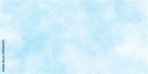 Bright painted sky blue watercolor background, Abstract blue sky with ...