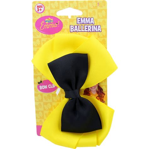 The Wiggles Emma Ballerina Bow Clip - Yellow | BIG W