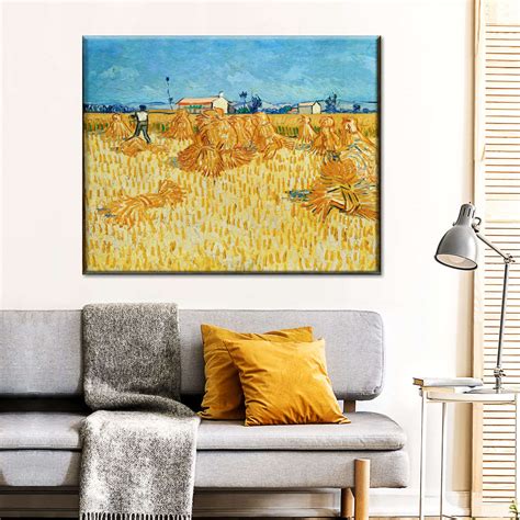 Harvest Wall Art | Painting | by Vincent Van Gogh