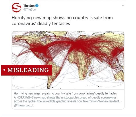 Misleading Coronavirus Map