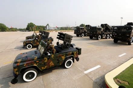 Myanmar Soldiers Drive Military Vehicles During Editorial Stock Photo - Stock Image | Shutterstock