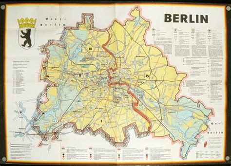 Berlin Map Of Wall