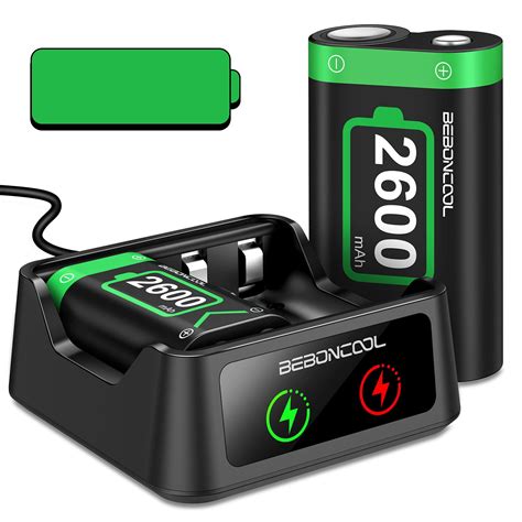 KIZOCAY Xbox Controller Battery with Charger Dock, Rechargeable Battery Pack for Xbox Series S ...