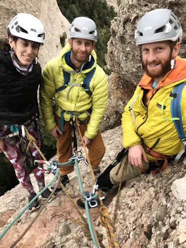 Multipitch Rock Climbing in Montserrat. Rock Climbing trip. AEGM guide