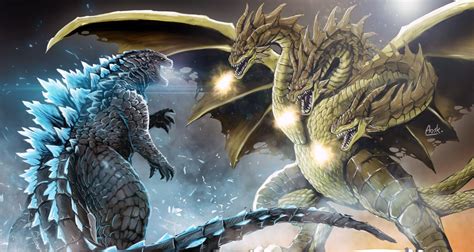 Godzilla vs King Ghidorah by Krit26 on DeviantArt