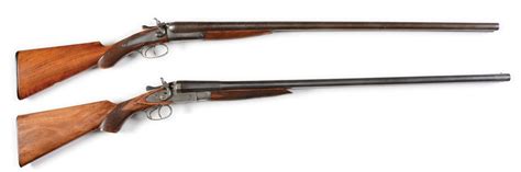 Antique Double-Barrel Shotguns, Lot of Two - auctions & price archive