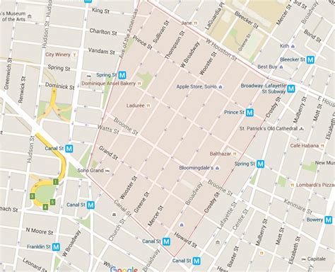 Map of Soho