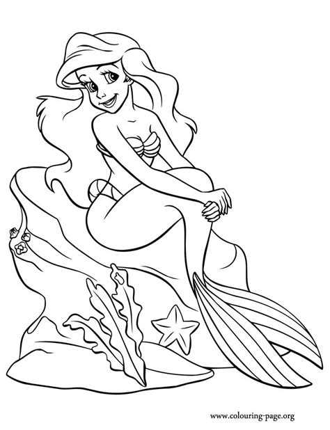 The Little Mermaid - Ariel - The Little Mermaid coloring page | Mermaid ...