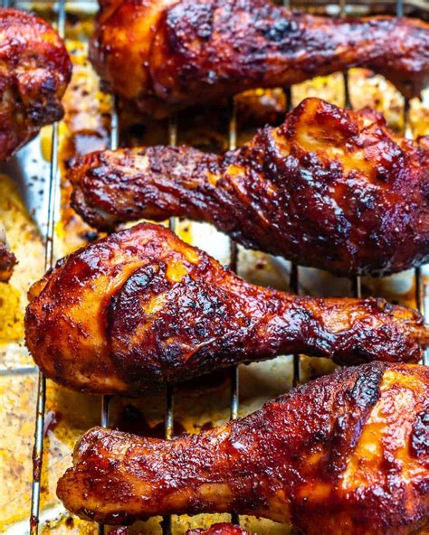 Crispy Baked BBQ Chicken Drumsticks | Healthy Fitness Meals