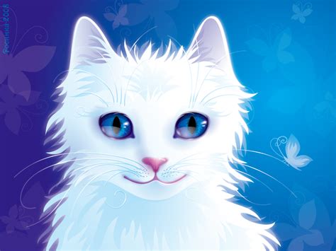 47+ White Cat Anime Drawing - Aleya Wallpaper