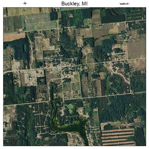 Aerial Photography Map of Buckley, MI Michigan