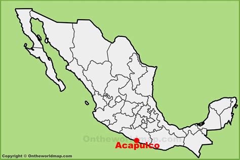 Map Mexico Acapulco – Get Map Update