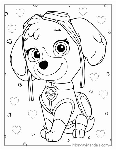 Paw Patrol Skye Coloring Pages Paw Patrol Coloring Paw Patrol Coloring Pages Paw Patrol ...