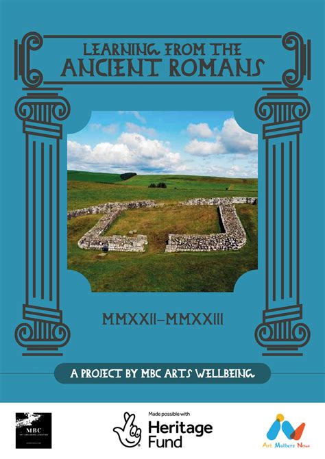 Learning from the Ancient Romans | MBC Arts Wellbeing by artmattersnow - Issuu