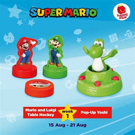 Super Mario Happy Meal Toys now available at McDonald's S'pore weekly till September 11 | Great ...