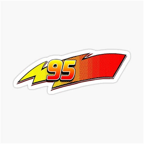 "lightning 95" Sticker for Sale by ysyswet | Redbubble